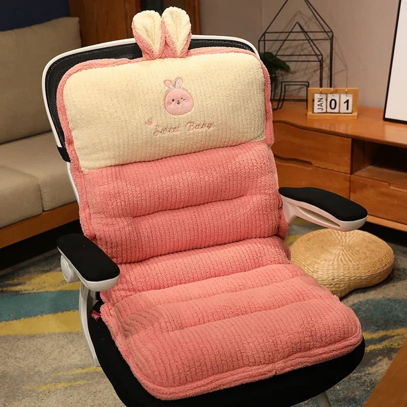 ソファクッション 愛らしい動物キャラクター付き座椅子専用クッション