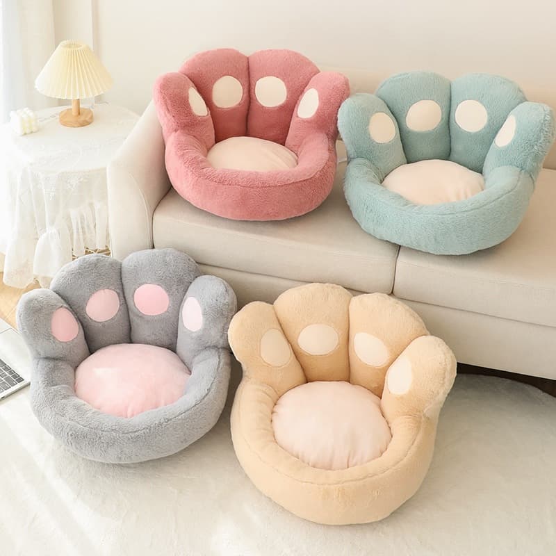 ソファクッション ふわふわ猫の手座椅子クッション