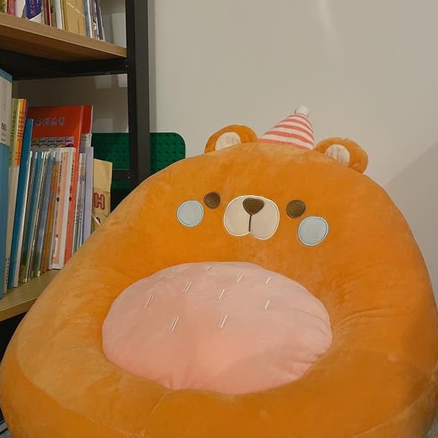 もちもちくまさんビーズソファクッション