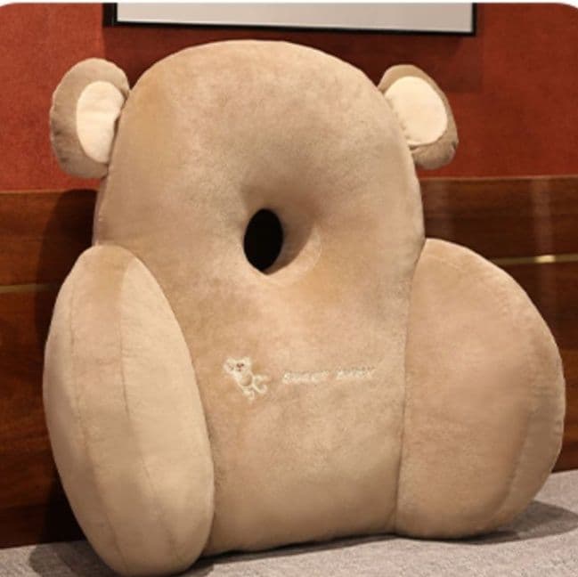 ソファクッション 動物形腰サポートクッション