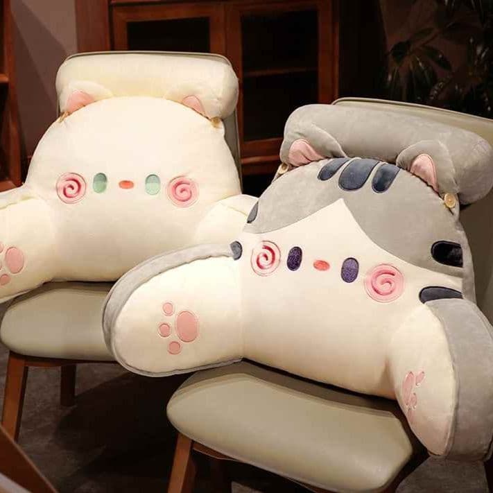 ソファクッション ねこまくら 腰楽クッション