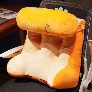 ソファクッション 食パン型多機能腰当て付きソファクッション
