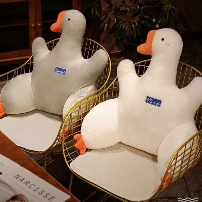ソファクッション ふんわりアヒルインテリアソファクッション