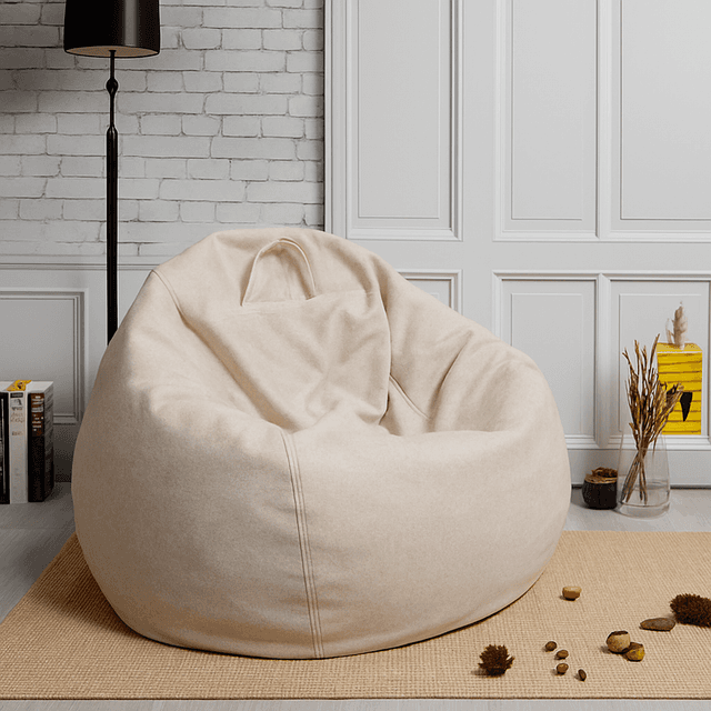 ソファクッション 体にフィットするビーズ入り大型くつろぎソファクッション