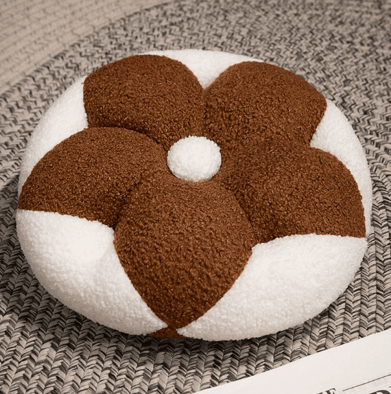 ソファクッション お花モチーフのふわふわクッション