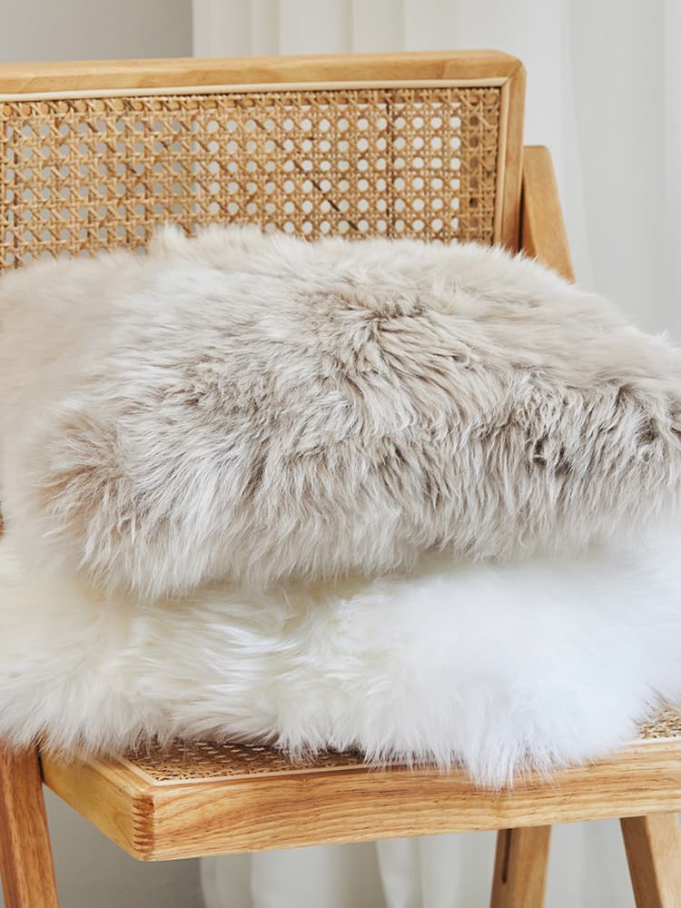 ふんわりモコモコ ソファクッション