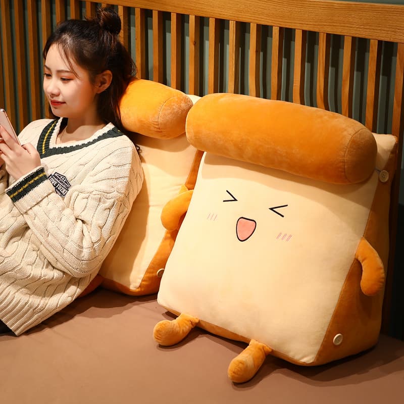 ソファクッション 食パン人形特大ぬいぐるみソファクッション
