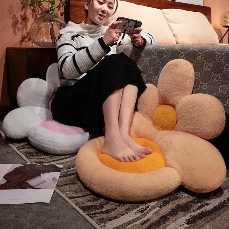 ソファクッション お花型ビッグクッションソファ座椅子