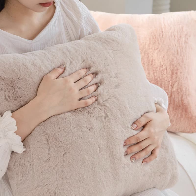 ソファクッション もふもふ癒しのくつろぎクッション