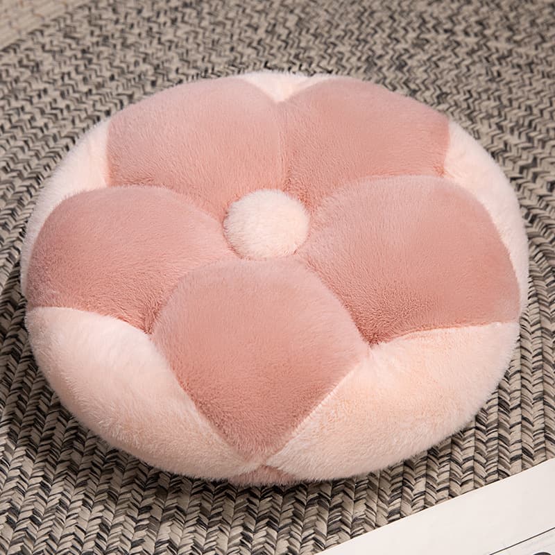 ソファクッション お花モチーフのふわふわクッション